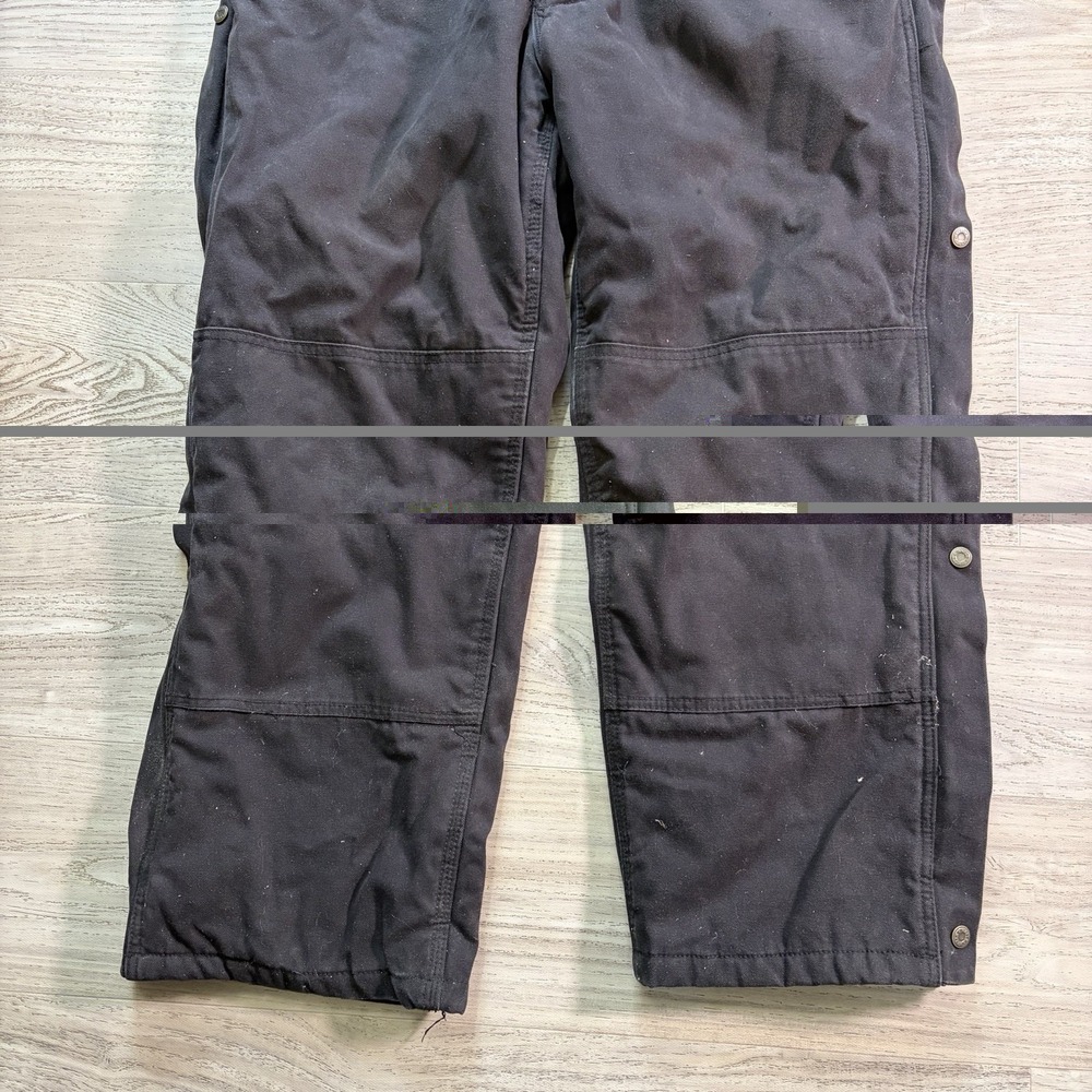 Walls Workwear Insulated Coveralls Black Sz  Large Short Chest 42-44 Quilt Lined - Picture 2 of 14